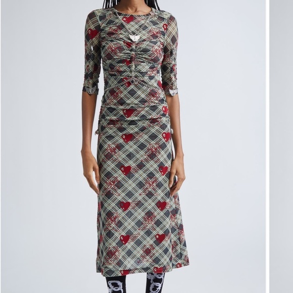 Chopova Lowena Dresses & Skirts - New NWT CHOPOVA LOWENA Sonicscape Bunny Mesh Dress Size Small